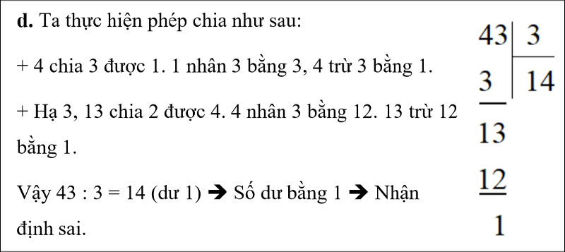 Bài giải bài tập 4, câu d